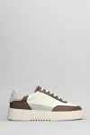 Axel Arigato Orbit Vintage Sneakers In Grey Leather In Brown