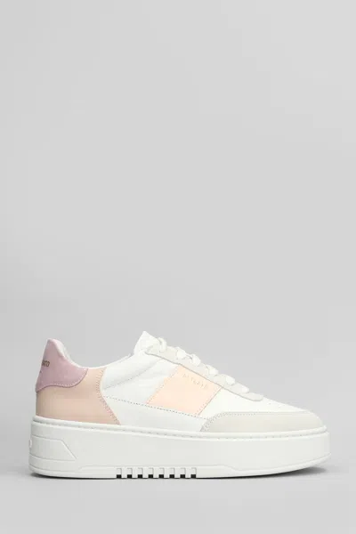 Axel Arigato Orbit Vintage Sneakers In White Suede And Leather