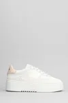 Axel Arigato Orbit Vintage Leather Sneakers In White