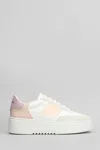 Axel Arigato Orbit Vintage Sneakers In White Suede And Leather In White