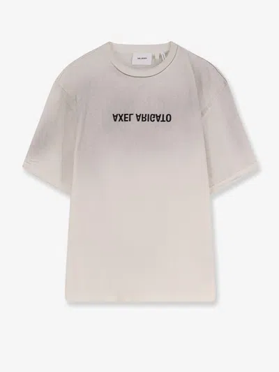 Axel Arigato Men Organic Cotton T-shirt In Neutral