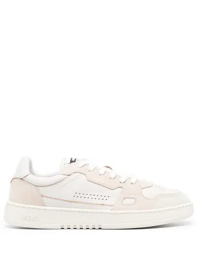 Axel Arigato Panelled Logo Low-top Trainers In Nude