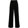 Axel Arigato Logo-tag Trousers In Black