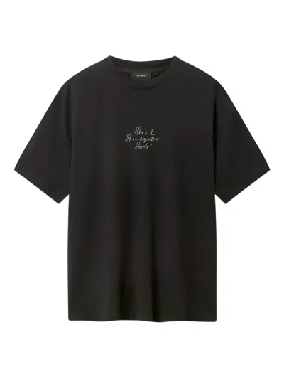 Axel Arigato Paris City T-shirt In Black