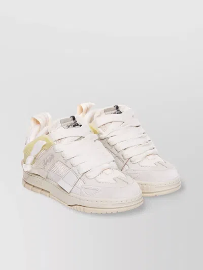 AXEL ARIGATO PATCHWORK LOW TOP SNEAKERS