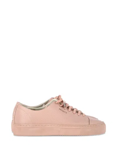 Pre-owned Axel Arigato Perforated Leather Sneakers In Pink