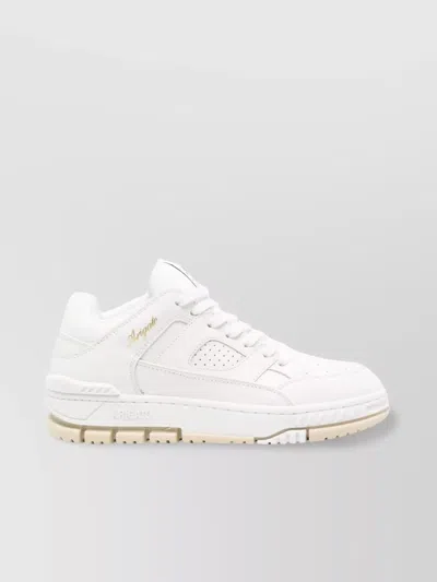 Axel Arigato Perforated Round Toe Sneaker With Recycled Dustbag In White