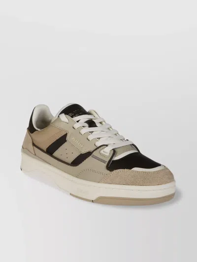 Axel Arigato Perforated Rubber Sole Suede Accents Sneaker In Neutral