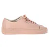 Axel Arigato Perforated Sneakers In Pink Leather In Multi