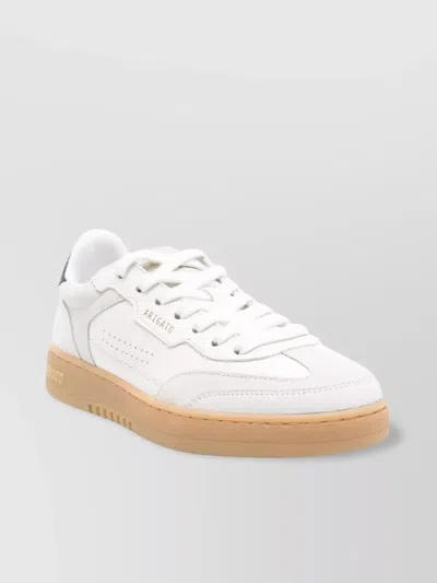 Axel Arigato Perforated Suede And Leather Sneakers