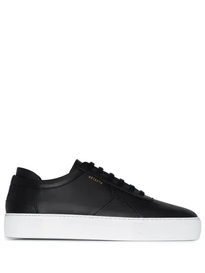 Axel Arigato Platform Leather Sneakers In Black