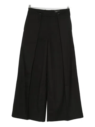 Axel Arigato Pleated Trousers In Black