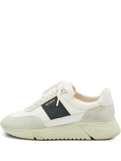 Pre-owned Axel Arigato  Genesis Suede-panelled Lace-up Sneakers