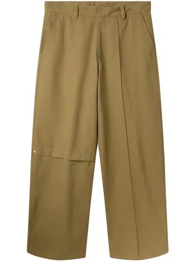 Axel Arigato Pressed-crease Trousers In Neutrals