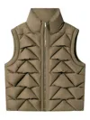 Axel Arigato Quilted Gilet In Brown