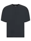 Axel Arigato Relaxed-fit Black T-shirt With Embroidered Logo In Black