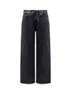 Axel Arigato Pantaloni In Denim Relaxed Fit In Black