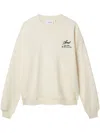 Axel Arigato Relaxed Fit Sweatshirt With Classic Crew Neckline In White