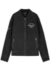 Axel Arigato Resort Embroidered Jacket In Black