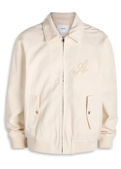 Axel Arigato Roman Logo-appliquéd Twill Jacket In Neutral