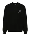 Axel Arigato Rook Embroidered Sweatshirt In Black