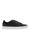 Axel Arigato '90 Clean' Black Low Top Sneakers With Logo Lettering On The Side In Black