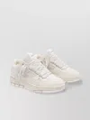 Axel Arigato Round Toe Fabric Sneakers With Textured Upper