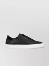 Axel Arigato 90 Clean Black Low Top Sneakers With Logo Lettering On The Side In Leather Man In Black