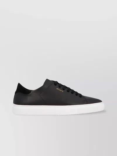 AXEL ARIGATO 'ROUND TOE LOW-TOP SNEAKERS WITH CONTRAST HEEL'