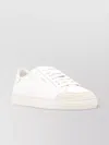 Axel Arigato Round Toe Rubber Sole Contrast Heel In White