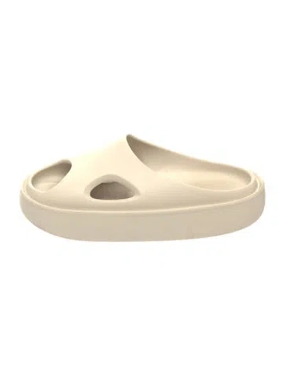 Pre-owned Axel Arigato Rubber Slides In Neutrals