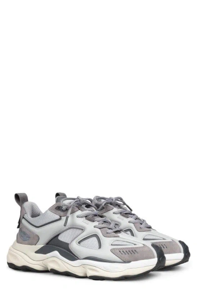 Axel Arigato Satellite Runner Water Repellent Trainer In Light Grey / Grey