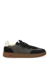 Axel Arigato Dice T-toe Perforated Suede-leather Sneakers In Animal Print