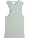 Axel Arigato Scoop Asymmetric Tank Top In Green