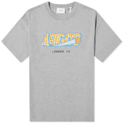 Axel Arigato Score Basket-ball-themed Logo Print T-shirt In Grey