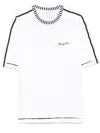 Axel Arigato Seam-detailing T-shirt In White