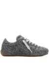 Axel Arigato Shaggy Suede Sneakers In Gray