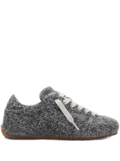 Axel Arigato Shaggy Suede Sneakers In Gray