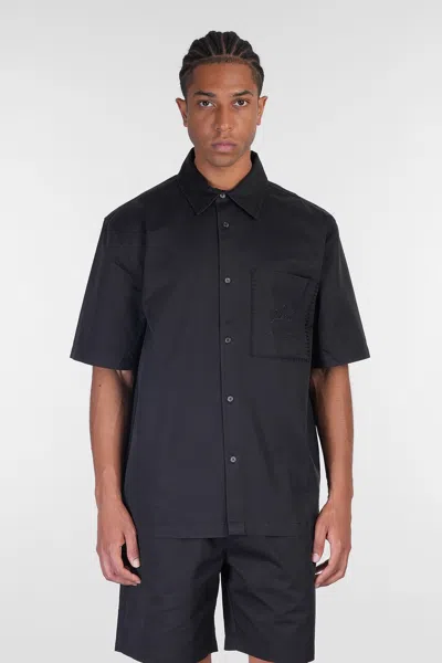 Axel Arigato Shirt In Black Cotton