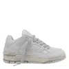 Axel Arigato Area Lo Perforated Leather Sneakers In White