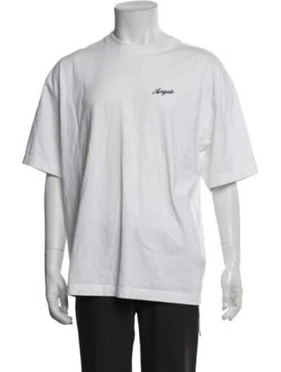 Pre-owned Axel Arigato Short Sleeve Shirt In White