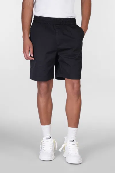 Axel Arigato Shorts In Black Cotton