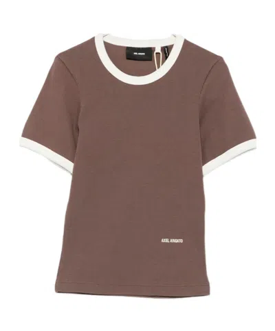 Axel Arigato Short-sleeved T-shirt In Brown