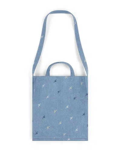 Axel Arigato Signature A Denim Bag In Blue