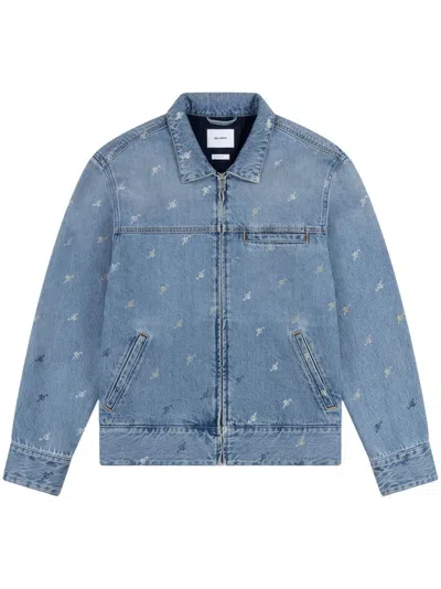 Axel Arigato Signature A Overshirt In Light Blue