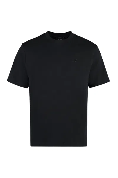 Axel Arigato Signature Cotton Crew-neck T-shirt In Black