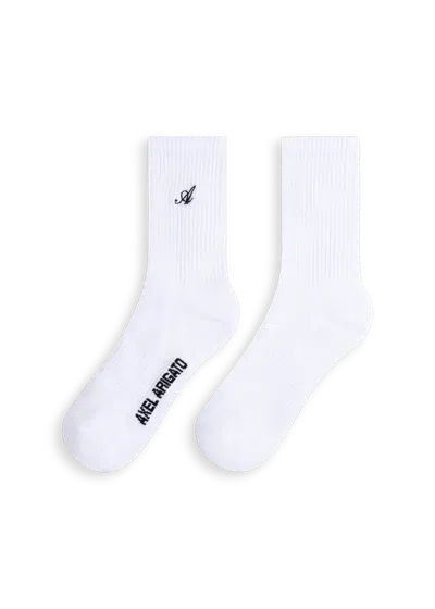 Axel Arigato Signature Socks In White