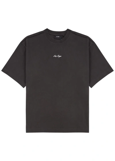 Axel Arigato Sketch Logo-print Cotton T-shirt In Black