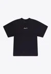 Axel Arigato Women Sketch Stretch Organic Cotton T-shirt In Black