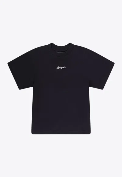 AXEL ARIGATO SKETCH LOGO SLIM T-SHIRT